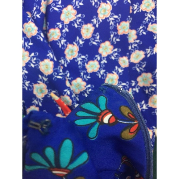 Womens Maxi Dress Size 5 Floral Halter Color Block Long VTG Youth guild - Picture 8 of 8